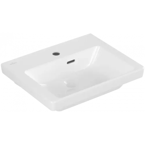 Villeroy & Boch Subway 3.0 Раковина компактная, 500 x 400 x 145 mm, Альпийский белый, с переливом 43705001