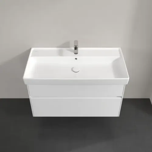 Villeroy & Boch Collaro Тумба под раковину, 2 выдвижных ящика, 954 x 546 x 444 mm, Glossy White C01100DH