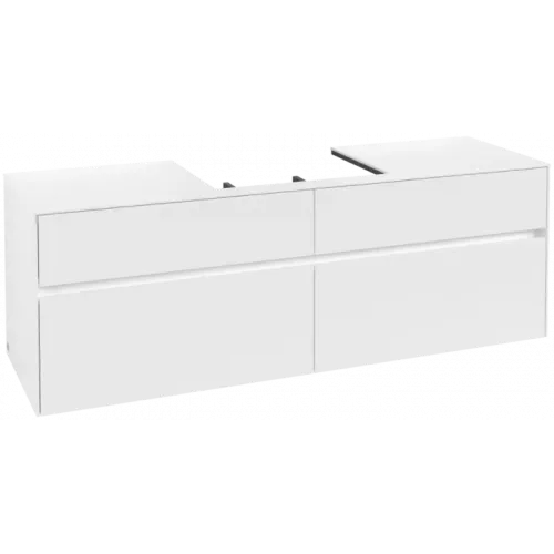 Villeroy & Boch Collaro Тумба под раковину, 4 выдвижных ящика, 1600 x 548 x 500 mm, White Matt / White Matt C02500MS