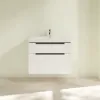 Villeroy & Boch Subway 2.0 Тумба под раковину, 2 выдвижных ящика, 787 x 590 x 449 mm, Glossy White A91400DH