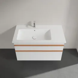 Villeroy & Boch Venticello Тумба под раковину, 2 выдвижных ящика, 953 x 590 x 502 mm, Glossy White / Glossy White A92705DH