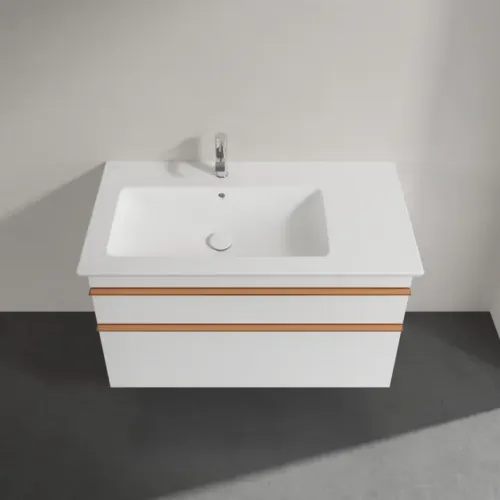 Villeroy & Boch Venticello Тумба под раковину, 2 выдвижных ящика, 953 x 590 x 502 mm, Glossy White / Glossy White A92705DH