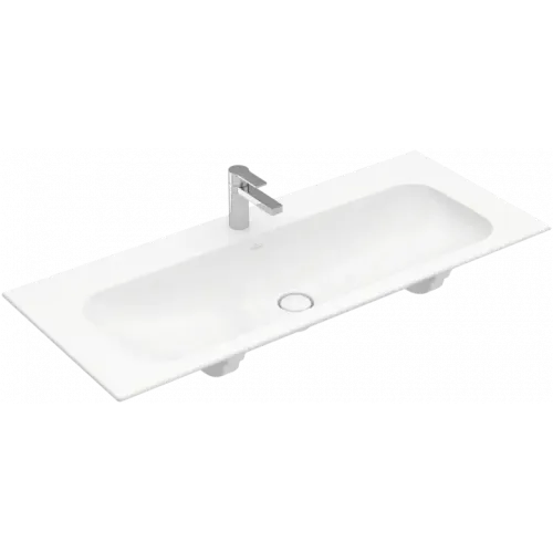 Villeroy & Boch Finion Pаковина для установки на тумбу, 1200 x 500 x 160 mm, Альпийский белый CeramicPlus, со скрытым переливом, нешлифованный 4164CBR1