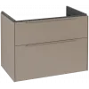 Villeroy & Boch Subway 3.0 Тумба под раковину, 2 выдвижных ящика, 772 x 576 x 478 mm, Taupe C57402VM
