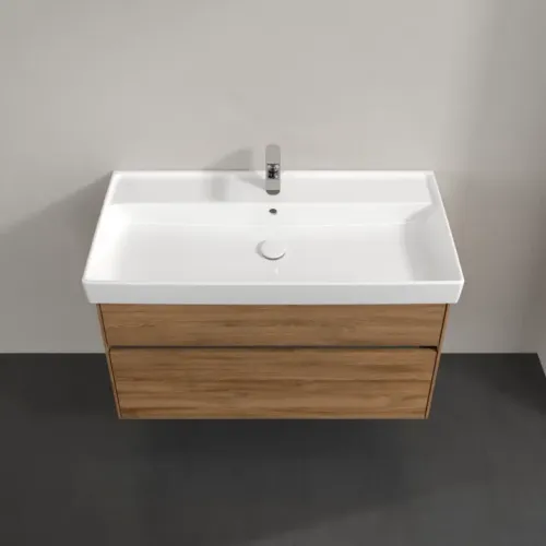 Villeroy & Boch Collaro Тумба под раковину, 2 выдвижных ящика, 954 x 546 x 444 mm, Oak Kansas C01100RH
