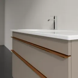 Villeroy & Boch Venticello Тумба под раковину, 2 выдвижных ящика, 953 x 590 x 502 mm, Truffle Grey / Truffle Grey A92705VG