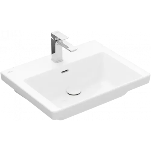Villeroy & Boch Subway 3.0 Pаковина, 600 x 470 x 165 mm, Альпийский белый, с переливом 4A706001