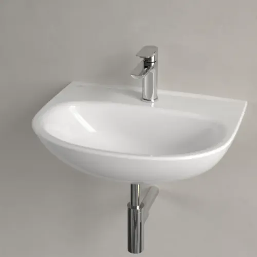 Villeroy & Boch O.novo Pаковина, 550 x 440 x 180 mm, Альпийский белый, без перелива 4A405601