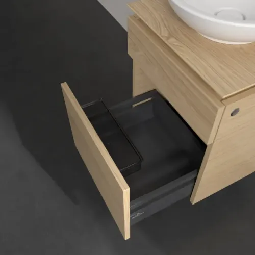 Villeroy & Boch Legato Тумба под раковину, 2 выдвижных ящика, 450 x 550 x 500 mm, Nordic Oak / Nordic Oak B56600VJ