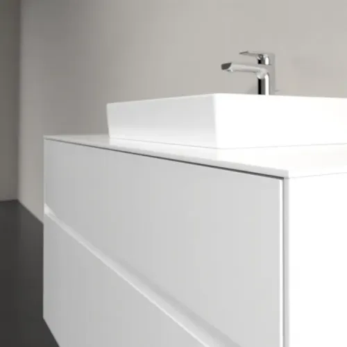 Villeroy & Boch Collaro Тумба под раковину, с подсветкой, 2 выдвижных ящика, 1000 x 548 x 500 mm, Glossy White / Glossy White C016B0DH