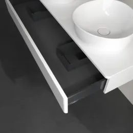 Villeroy & Boch Antao Тумба под раковину, 1 выдвижной ящик, 1200 x 190 x 500 mm, лицевая поверхность без текстурированной отделки, Glossy White Lacquer / Glossy White Lacquer K13010GF