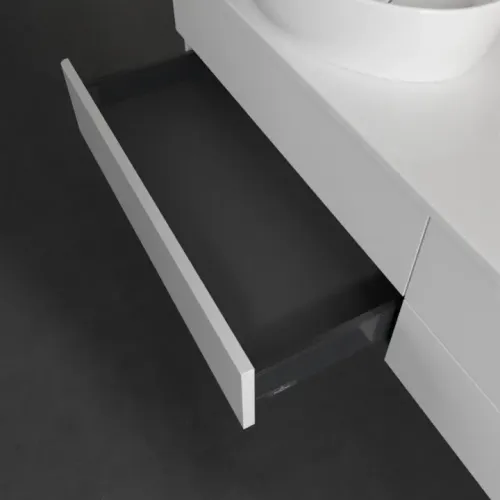 Villeroy & Boch Antao Тумба под раковину, 4 выдвижных ящика, 1600 x 360 x 500 mm, лицевая поверхность без текстурированной отделки, Glossy White Lacquer / Glossy White Lacquer K28010GF
