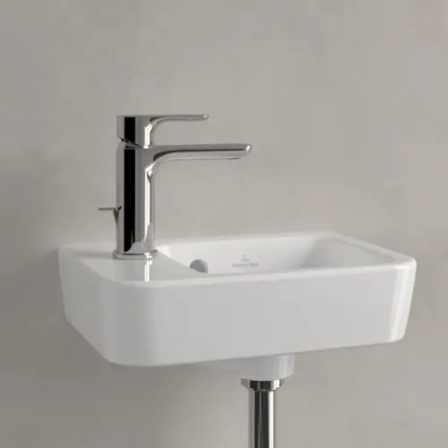 Villeroy & Boch O.novo Раковина компактная, 360 x 250 x 145 mm, Альпийский белый, с переливом 43423601