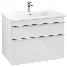 Villeroy & Boch Venticello Тумба под раковину, 2 выдвижных ящика, 753 x 590 x 502 mm, Glossy White / Glossy White A92501DH