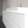 Villeroy & Boch Collaro Тумба под раковину, с подсветкой, 4 выдвижных ящика, 1600 x 548 x 500 mm, Glossy White / Glossy White C027B0DH