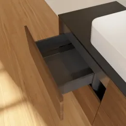 Villeroy & Boch Finion Тумба под раковину, 4 выдвижных ящика, 1200 x 603 x 501 mm, Walnut Veneer F67200GN