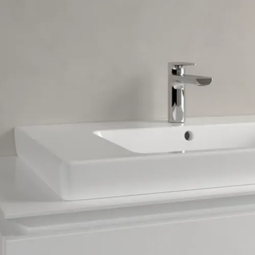 Villeroy & Boch Subway 2.0 Pаковина для установки на тумбу, 800 x 475 x 175 mm, Альпийский белый CeramicPlus, с переливом, шлифованный 71758GR1