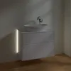 Villeroy & Boch Finion Тумба под раковину, с подсветкой, 2 выдвижных ящика, 800 x 603 x 501 mm, Glossy White Lacquer G87100GF