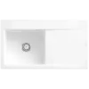 Villeroy & Boch Subway Style 50 Мойка, включая Комплект слива с ручным управлением, выкл Керамика, 900 x 510 mm, Альпийский белый CeramicPlus 335201R1