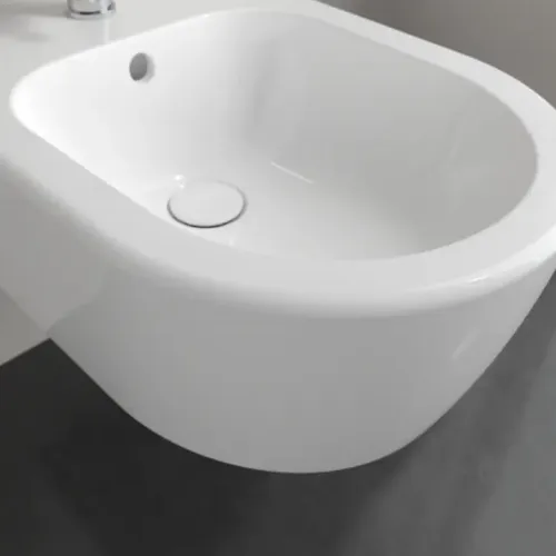 Villeroy & Boch Avento Биде, настенный, 370 x 530 mm, Альпийский белый CeramicPlus 540500R1