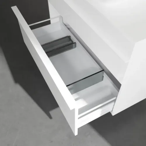 Villeroy & Boch Venticello Тумба под раковину, 2 выдвижных ящика, 957 x 606 x 502 mm, Glossy White / Glossy White A94102DH