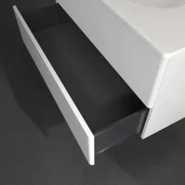 Villeroy & Boch Antao Тумба под раковину, 2 выдвижных ящика, 988 x 504 x 496 mm, лицевая поверхность без текстурированной отделки, Glossy White Lacquer K05000GF