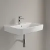 Villeroy & Boch O.novo Pаковина, 650 x 460 x 175 mm, Альпийский белый, с переливом, задняя сторона и нижняя сторона шлифованные 4A41KG01