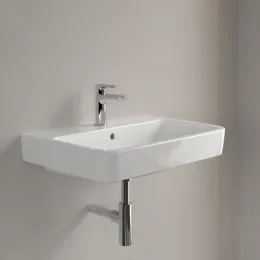 Villeroy & Boch O.novo Pаковина, 650 x 460 x 175 mm, Альпийский белый, с переливом, задняя сторона и нижняя сторона шлифованные 4A41KG01
