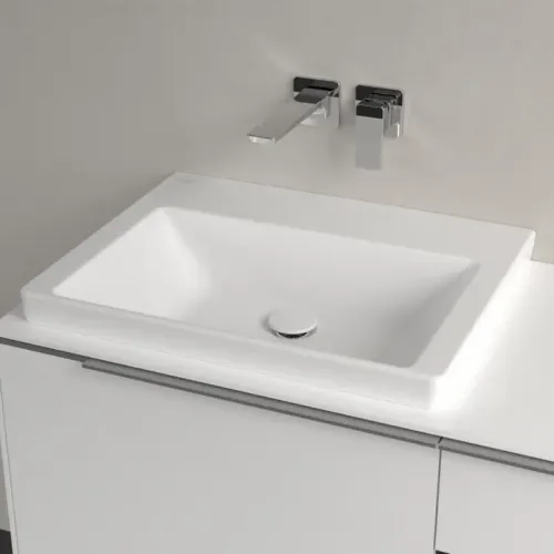 Villeroy & Boch Subway 3.0 Pаковина, 600 x 470 x 165 mm, Альпийский белый, без перелива, шлифованный 4A706F01
