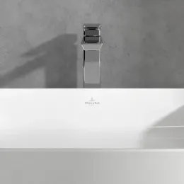 Villeroy & Boch Subway 3.0 высокий смеситель для раковины однорычажный без Выдвижной механизм слива, Хром TVW11200400061