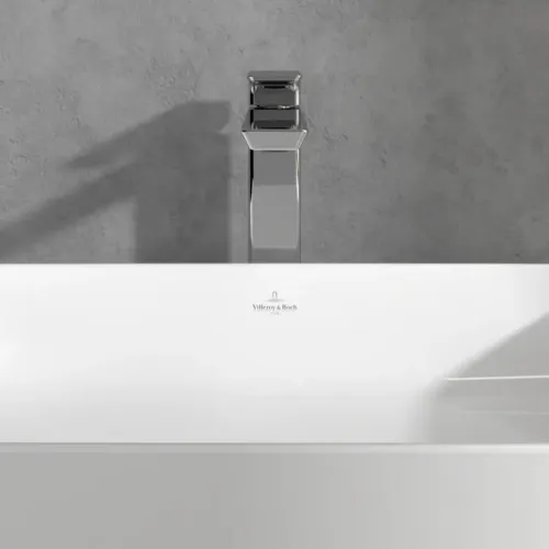 Villeroy & Boch Subway 3.0 высокий смеситель для раковины однорычажный без Выдвижной механизм слива, Хром TVW11200400061