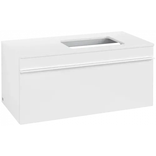 Villeroy & Boch Venticello Тумба под раковину, 1 выдвижной ящик, 957 x 436 x 502 mm, Glossy White / Glossy White A94802DH