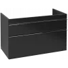 Villeroy & Boch Venticello Тумба под раковину, 2 выдвижных ящика, 953 x 590 x 502 mm, Black Matt Lacquer / Black Matt Lacquer A92701PD