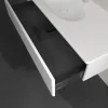 Villeroy & Boch Antao Тумба под раковину, 1 выдвижной ящик, 1188 x 256 x 493 mm, лицевая поверхность без текстурированной отделки, Glossy White Lacquer K03000GF