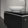 Villeroy & Boch Legato Тумба под раковину, с подсветкой, 1 выдвижной ящик, 800 x 380 x 500 mm, Black Matt Lacquer / Black Matt Lacquer B569L0PD