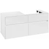 Villeroy & Boch Collaro Тумба под раковину, 4 выдвижных ящика, 1200 x 548 x 500 mm, Glossy White / Glossy White C08300DH