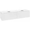 Villeroy & Boch Legato Тумба под раковину, 2 выдвижных ящика, 1600 x 380 x 500 mm, Glossy White / Glossy White B59900DH