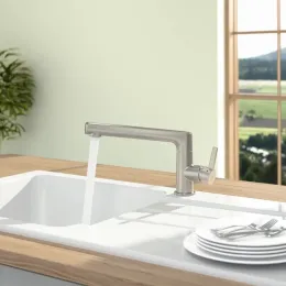 Villeroy & Boch Sorano Однорычажный смеситель для мойки Однорычажный смеситель для мойки, выкл Нержавеющая сталь, Сплошная нержавеющая сталь 926600LC