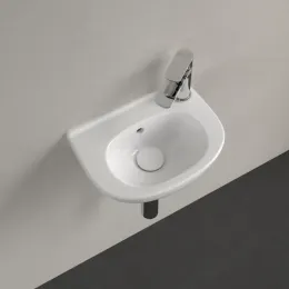 Villeroy & Boch O.novo Раковина компактная, 360 x 270 x 160 mm, Альпийский белый, с переливом 53603601