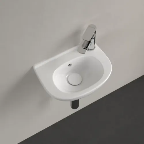 Villeroy & Boch O.novo Раковина компактная, 360 x 270 x 160 mm, Альпийский белый, с переливом 53603601