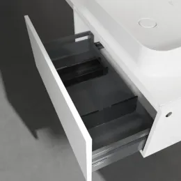 Villeroy & Boch Legato Тумба под раковину, 1 выдвижной ящик, 800 x 380 x 500 mm, Glossy White / Glossy White B75300DH