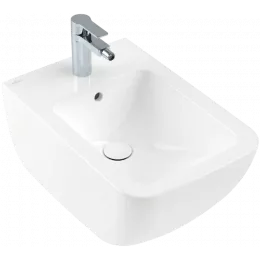 Villeroy & Boch Venticello Биде, настенный, 375 x 560 mm, Альпийский белый CeramicPlus 441100R1