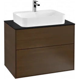 Villeroy & Boch Finion Тумба под раковину, 2 выдвижных ящика, 800 x 603 x 501 mm, Walnut Veneer F34200GN