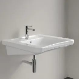 Villeroy & Boch ViCare Pаковина ViCare, 650 x 550 x 190 mm, Альпийский белый, с переливом 51786701
