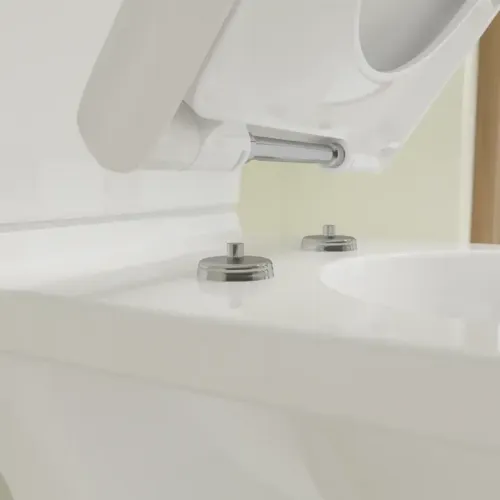 Villeroy & Boch ViCare Унитаз-компакт с открытым смывным краем ViCare, напольный, Альпийский белый 4620R001