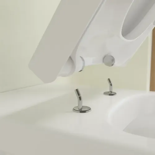 Villeroy & Boch ViCare Унитаз с открытым смывным краем ViCare, настенный, Альпийский белый 5649R001