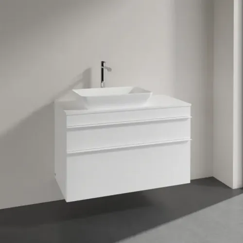 Villeroy & Boch Venticello Тумба под раковину, 2 выдвижных ящика, 957 x 606 x 502 mm, Glossy White / Glossy White A94202DH