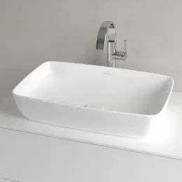 Villeroy & Boch Artis Раковина для установки на столешницу, 580 x 385 x 130 mm, Альпийский белый, без перелива 41725801