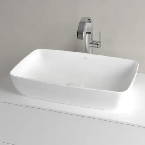 Villeroy & Boch Artis Раковина для установки на столешницу, 580 x 385 x 130 mm, Альпийский белый, без перелива 41725801
