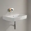 Villeroy & Boch O.novo Pаковина, 650 x 460 x 175 mm, Альпийский белый, с переливом, задняя сторона и нижняя сторона шлифованные 4A41KJ01
